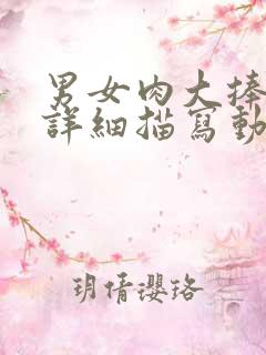 男女肉大捧进出详细描写动态