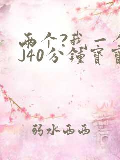 两个?我一个BJ40分钟宝宝