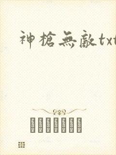 神枪无敌txt