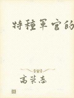 特种军官的宠妻