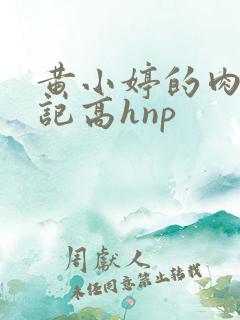 黄小婷的肉欲日记高hnp
