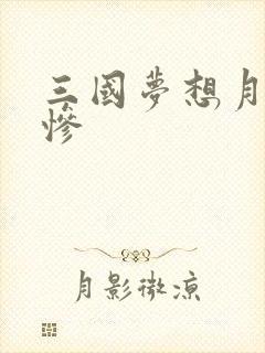 三国梦想月英无惨