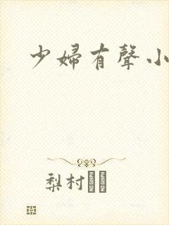 少妇有声小说