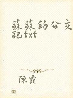 苏苏的公交车日记txt