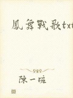 凤舞战歌txt