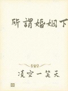 所谓婚姻下载