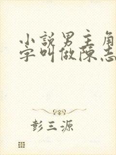 小说男主角的名字叫做陈志远