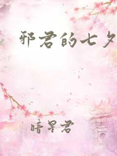 邪君的七夕皇妃