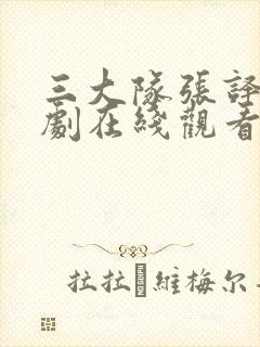 三大队张译电视剧在线观看免费