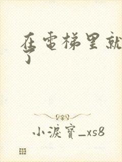 在电梯里就开始了