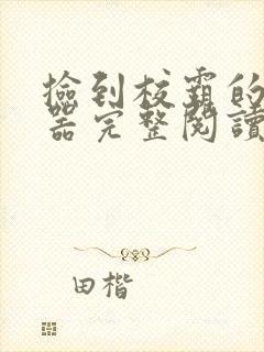 捡到校霸的控制器完整阅读