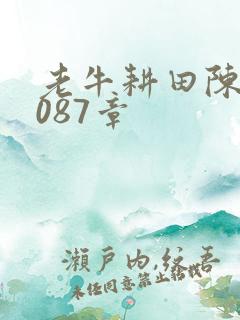 老牛耕田陈雪1087章