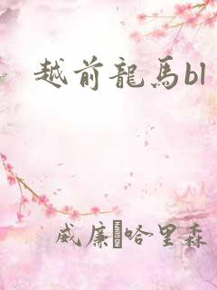 越前龙马bl