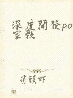 深度开发pop家教