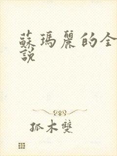 苏玛丽的全部小说