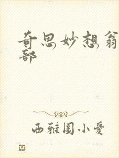 奇思妙想翁十三部