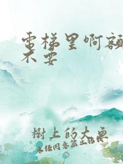 电梯里啊额嗯嗯不要