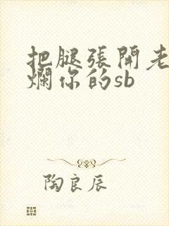 把腿张开老子臊烂你的sb