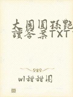 大团圆孙艳梅阅读答案TXT下载