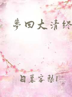 梦回大清终结篇