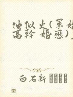 他似火(军婚 高干 婚恋)免费阅读