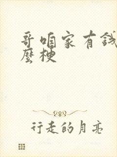 哥咱家有钱了什么梗