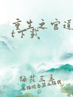 重生之官道txt下载