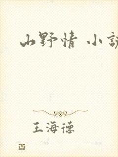 山野情 小说