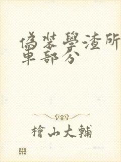 伪装学渣所有开车部分