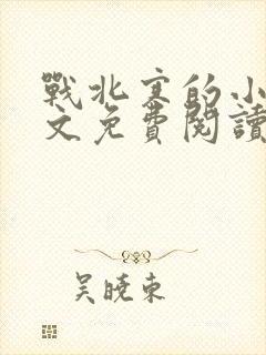 战北寒的小说全文免费阅读无弹窗