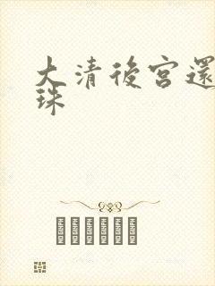 大清后宫还君明珠