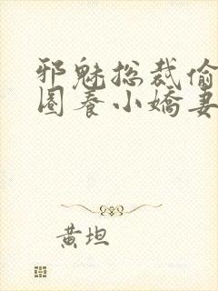 邪魅总裁偷心计圈养小娇妻