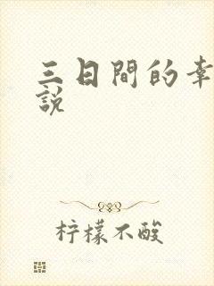 三日间的幸福小说