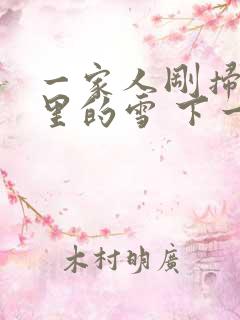 一家人刚扫完院里的雪 下一秒白干