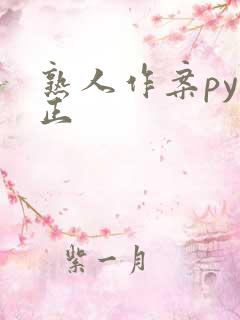 熟人作案py转正