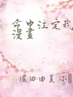 命中注定我爱你漫画