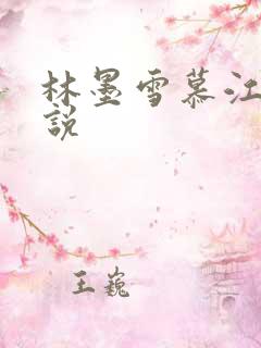 林墨雪慕江行小说
