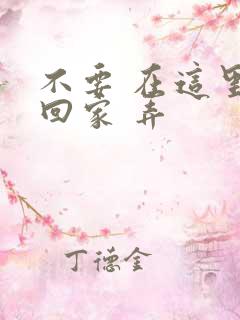 不要 在这里 回家 弄