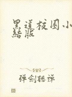 黑道校园小说完结版