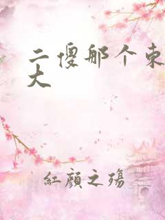 二傻那个东西真大