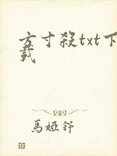 方寸杀txt下载