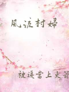 风流村妇