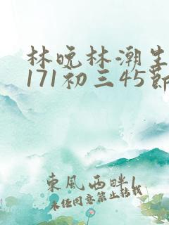 林晚林潮生if171初三45节