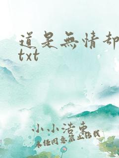道是无情却有情txt