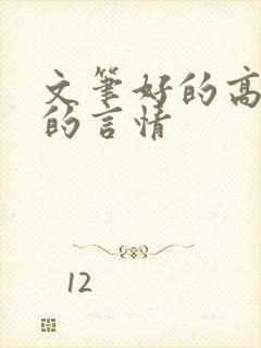 文笔好的高质量的言情