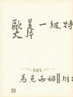 欧美一级特黄a大片