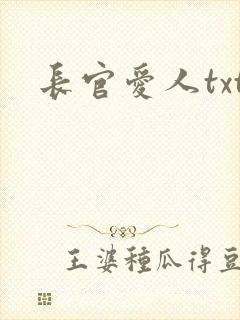 长官爱人txt