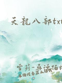 天龙八部txt