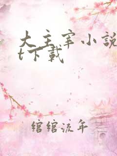 大主宰小说txt下载