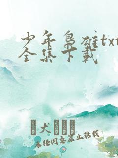 少年枭雄txt全集下载